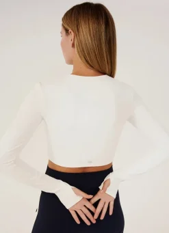 Airweight Long Sleeve Crop Top
