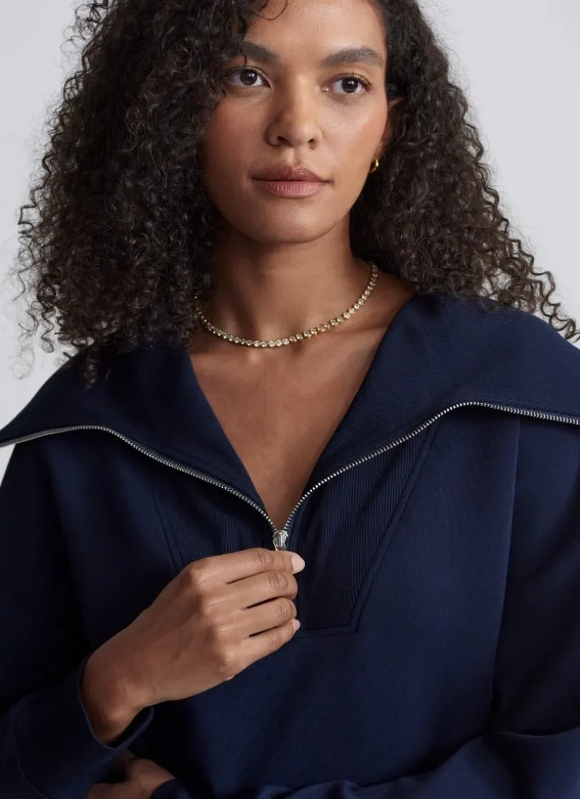 Catherine Half Zip Sweat