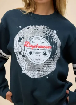 Daydreamer Disco Ball Varsity Sweatshirt