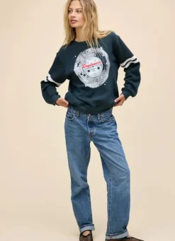 Daydreamer Disco Ball Varsity Sweatshirt