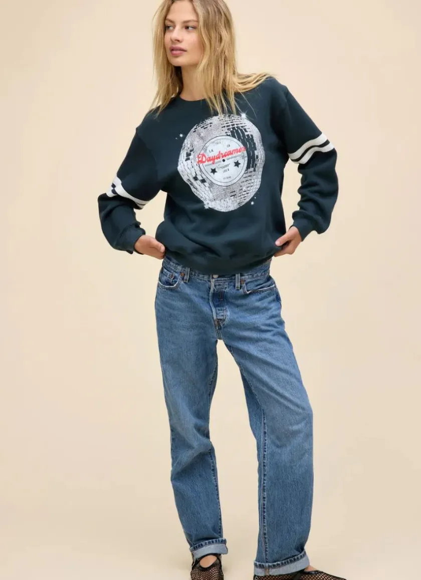 Daydreamer Disco Ball Varsity Sweatshirt