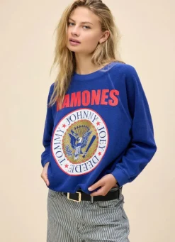 Ramones Gold Seal Reverse Crew