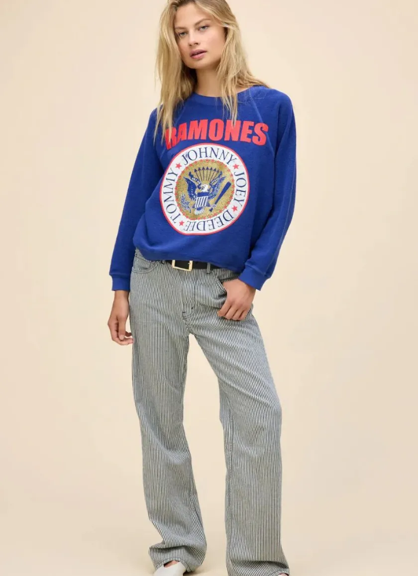 Ramones Gold Seal Reverse Crew