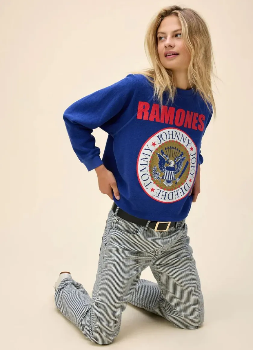 Ramones Gold Seal Reverse Crew