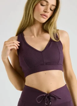Ribbed V Bra