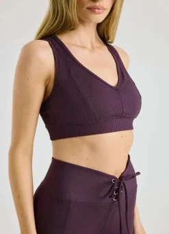 Ribbed V Bra