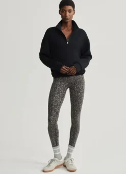 Sian Cropped Half Zip Midlayer