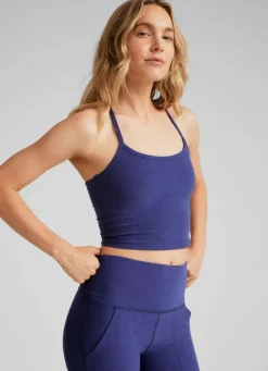 Spacedye Slim Racerback Cropped Tank