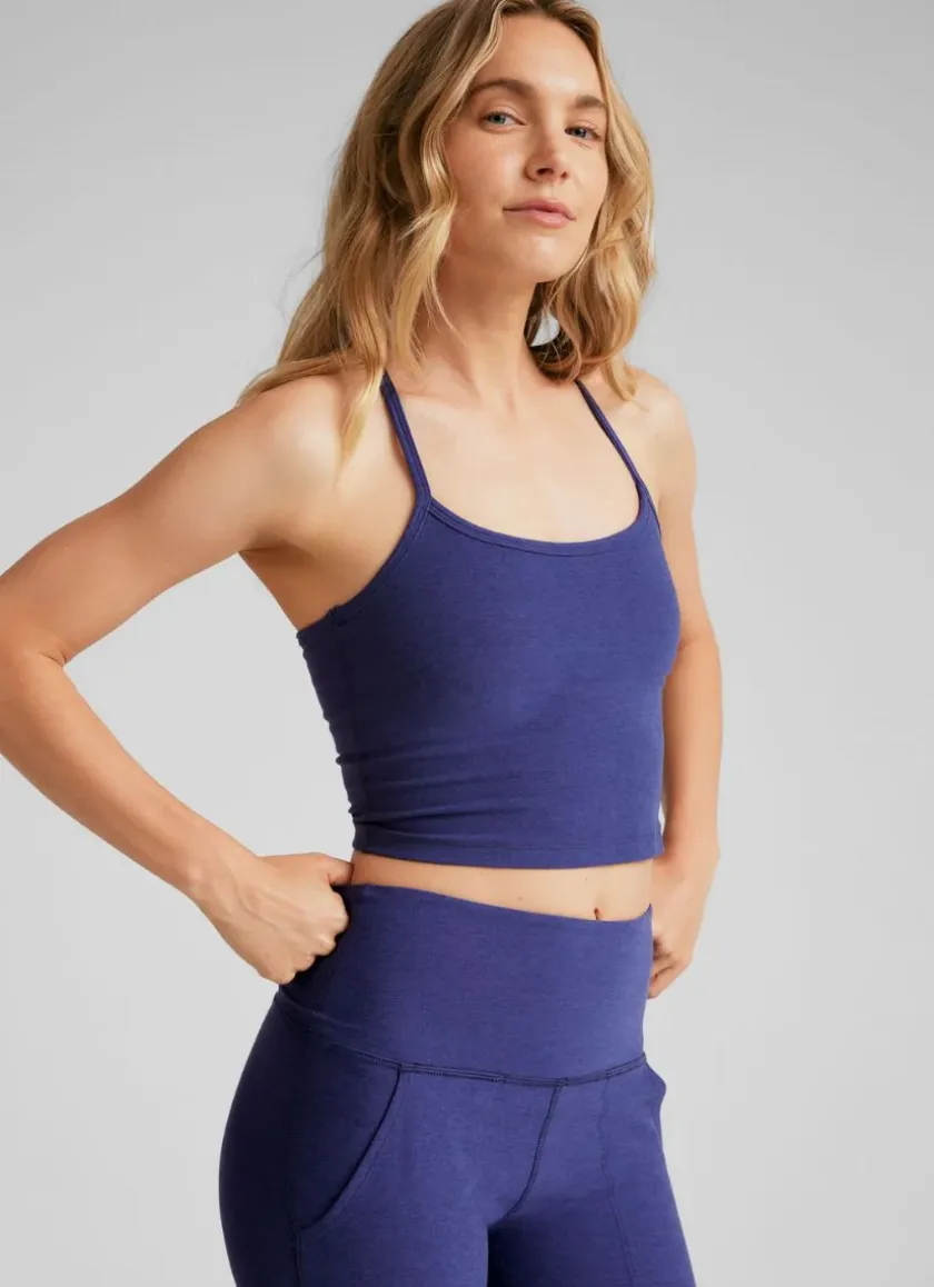 Spacedye Slim Racerback Cropped Tank